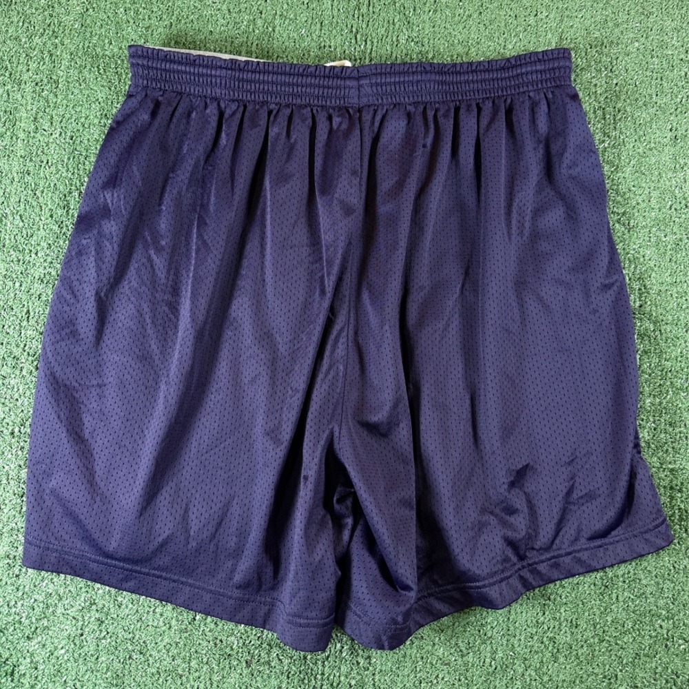 Y2K Champion Mesh Shorts Men XXL Blue Good New England Patriots NFL Athletic Gym - Picture 2 of 6
